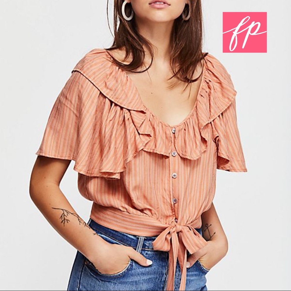 NWT Free People Rosemary Top
